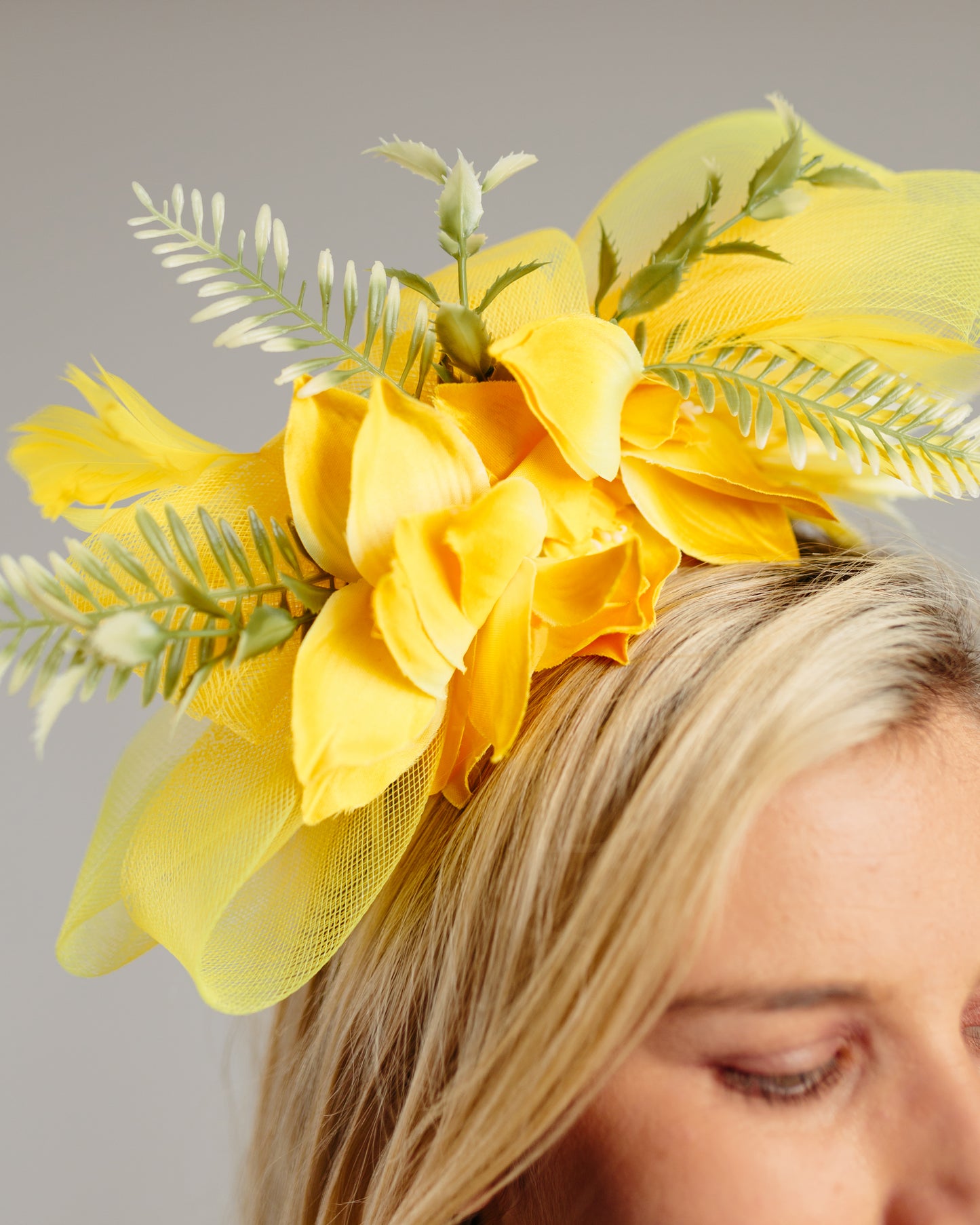 Natura Aura - Flower Fascinator Headband