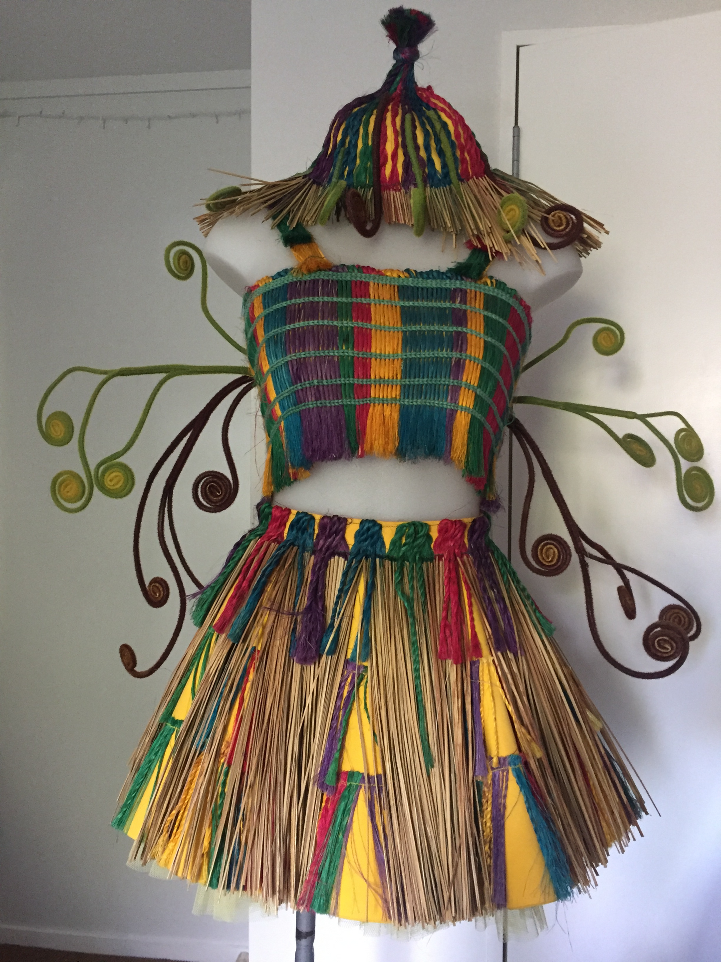 Handwoven Contemporary Rainbow Punga Fairy